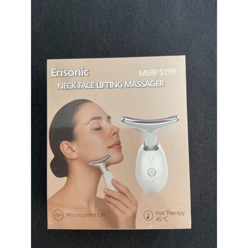 Erisonic Microcurrent Neck Face Lifting Massager Hot Therapy 45* C NWT